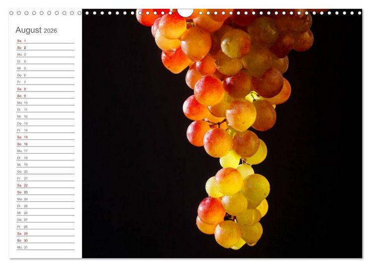 Produktbild: Wein (Wandkalender 2026 DIN A3 quer), CALVENDO Monatskalender