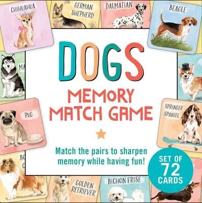 Produktbild: Dogs Memory Match Game (Set of 72 Cards)
