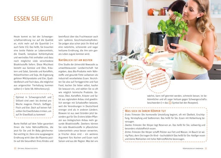 Produktbild: Richtig ernähren in Schwangerschaft und Stillzeit