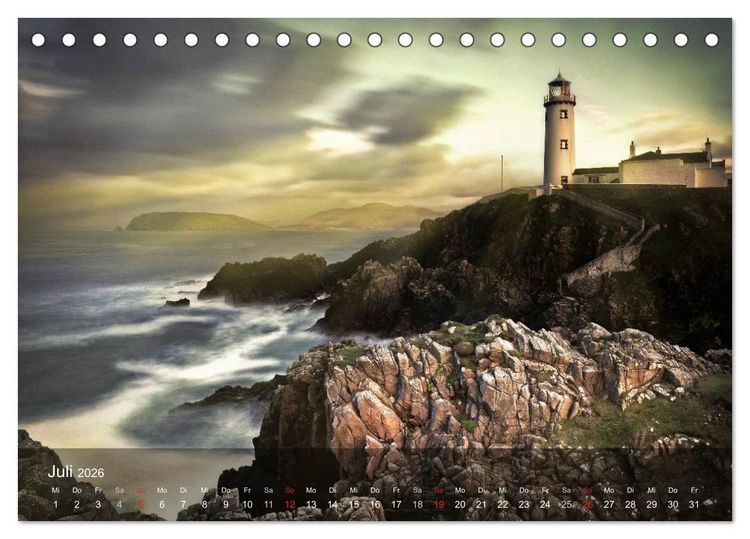 Produktbild: Irland Eire - Impressionen der Gr&uuml;nen Insel (Tischkalender 2026 DIN A5 quer), CALVENDO Monatskalender
