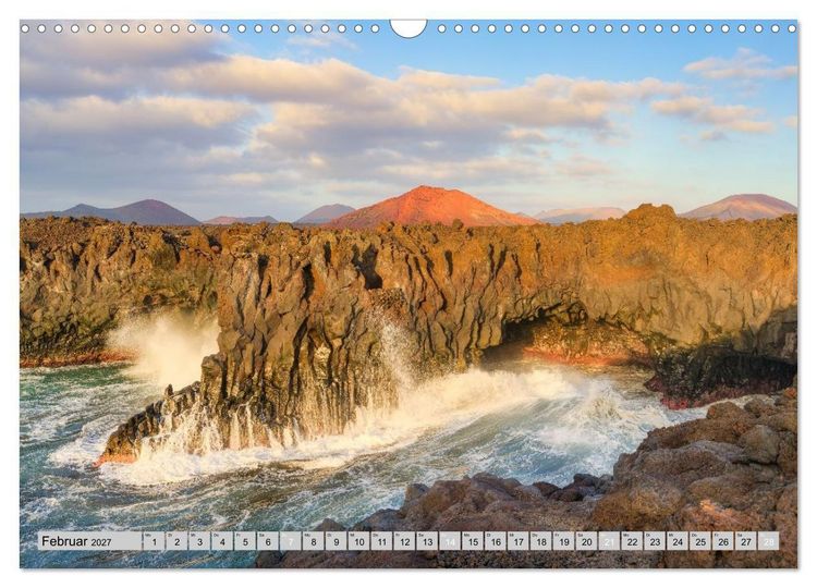 Produktbild: Wundersch&ouml;nes Lanzarote (Wandkalender 2027 DIN A3 quer), CALVENDO Monatskalender