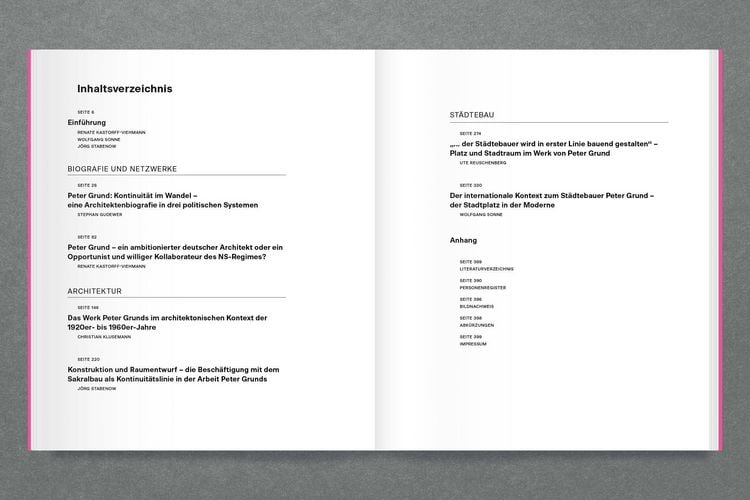Produktbild: Der Architekt Peter Grund und die Tradition in der Moderne