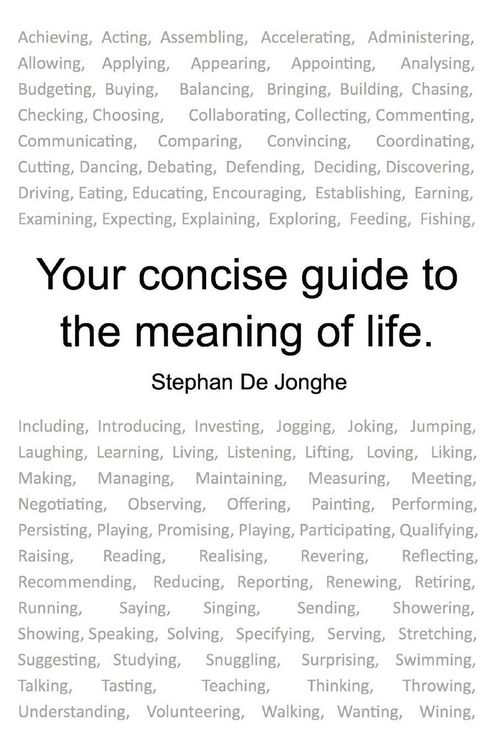 Produktbild: Your concise guide to the meaning of life