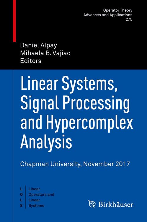 Produktbild: Linear Systems, Signal Processing and Hypercomplex Analysis