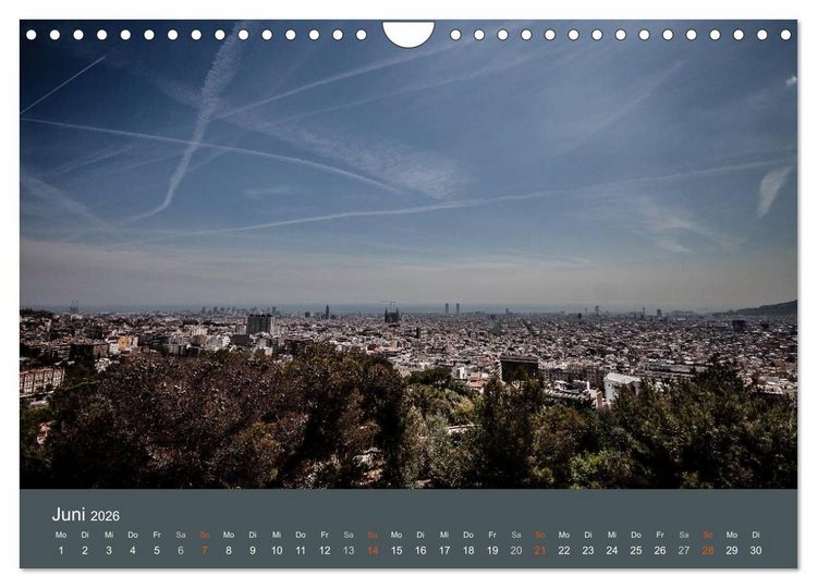 Produktbild: Barcelona - Faszinierende Architektur (Wandkalender 2026 DIN A4 quer), CALVENDO Monatskalender