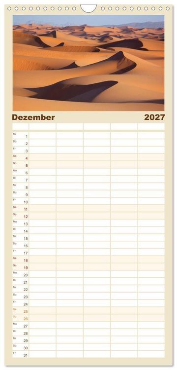 Produktbild: Familienplaner 2027 - M&auml;rchenhaftes Marokko mit 5 Spalten (Wandkalender, 21 x 45 cm) CALVENDO