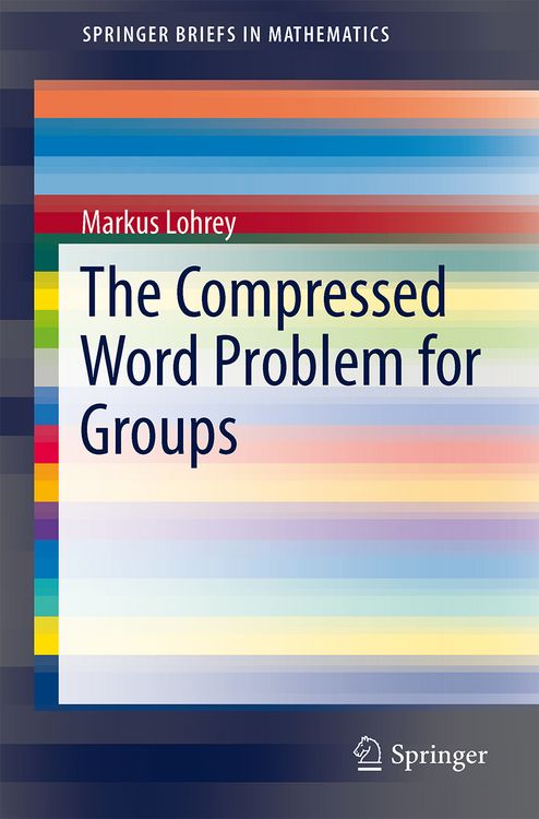 Produktbild: The Compressed Word Problem for Groups
