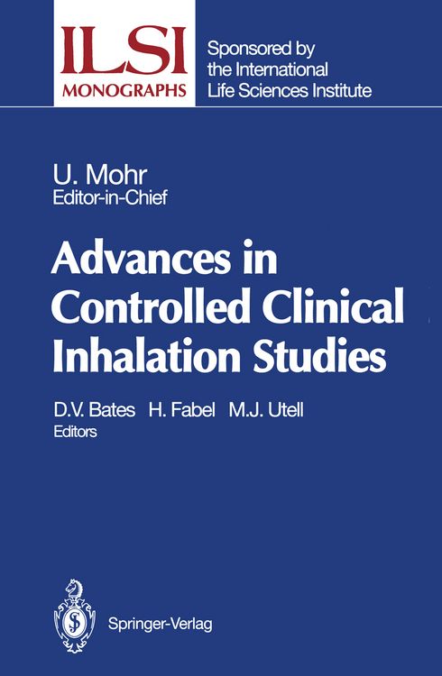 Produktbild: Advances in Controlled Clinical Inhalation Studies