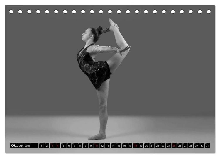 Produktbild: Rhythmisch Sportgymnastik - Alyssa (Tischkalender 2026 DIN A5 quer), CALVENDO Monatskalender