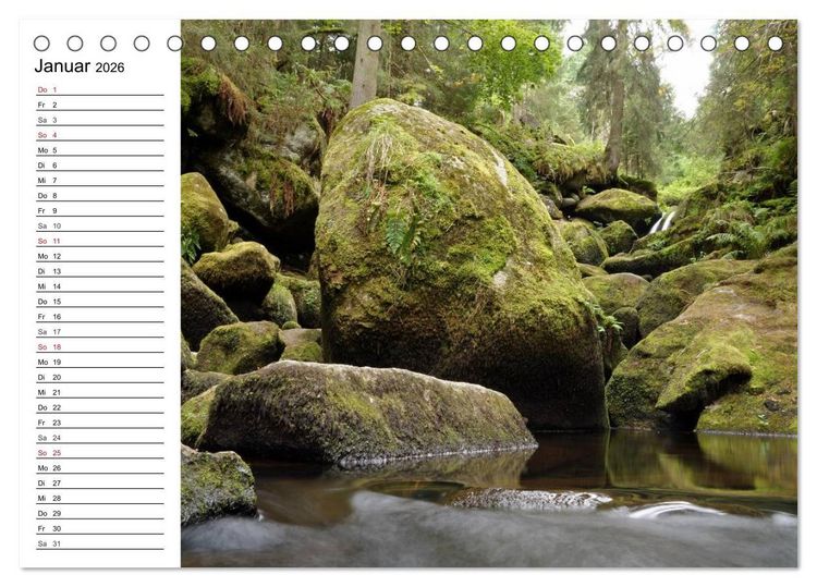 Produktbild: S&uuml;dschwarzwald - Impressionen (Tischkalender 2026 DIN A5 quer), CALVENDO Monatskalender