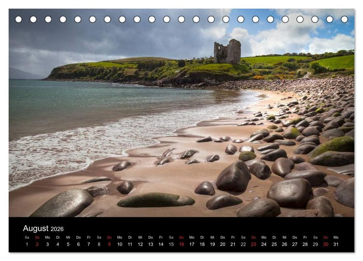 Produktbild: Irlands Westk&uuml;ste (Tischkalender 2026 DIN A5 quer), CALVENDO Monatskalender