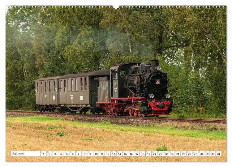 Produktbild: Mansfelder Bergwerksbahn (hochwertiger Premium Wandkalender 2026 DIN A2 quer), Kunstdruck in Hochglanz