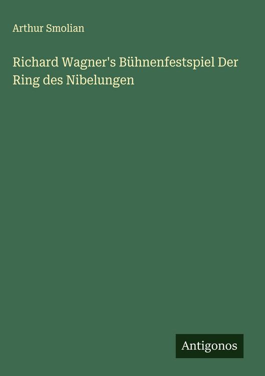 Produktbild: Richard Wagner's B&uuml;hnenfestspiel Der Ring des Nibelungen