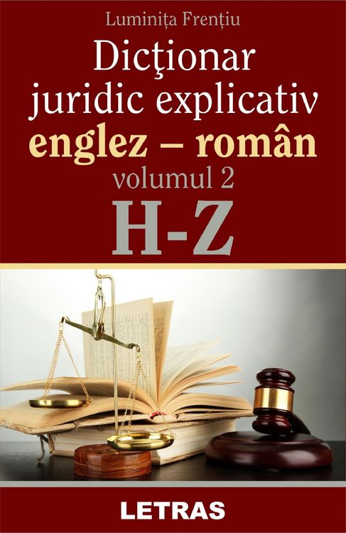 Produktbild: Dictionar Juridic Explicativ Englez-Roman Vol.2