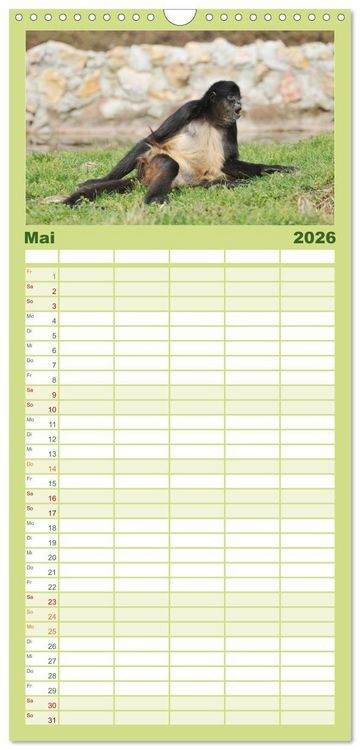 Produktbild: Familienplaner 2026 - Sri Lanka mit 5 Spalten (Wandkalender, 21 x 45 cm) CALVENDO