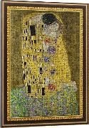 Produktbild: Kunstrahmen Puzzle 500 - Der Kuss, Gustav Klimt