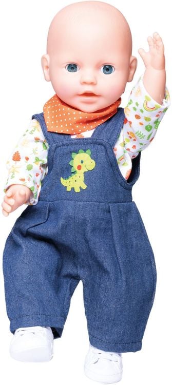 Produktbild: Heless - Latzhose Dino, 3-teilig, Gr. 35-45 cm