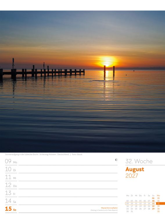 Produktbild: Am Meer Wochenplaner Kalender 2027