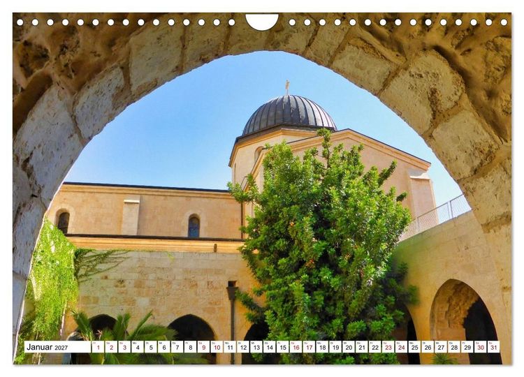 Produktbild: Evangelisch in Jerusalem (Wandkalender 2027 DIN A4 quer), CALVENDO Monatskalender