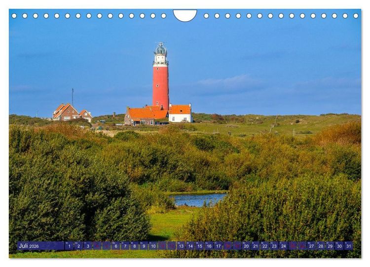 Produktbild: Ein Blick auf die Insel Texel (Wandkalender 2026 DIN A4 quer), CALVENDO Monatskalender