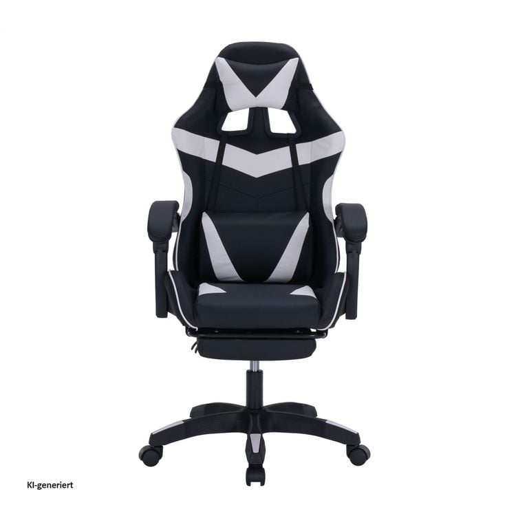 Produktbild: HTI-Living Gaming Stuhl Krit Eco Schwarz-Wei&szlig; Gaming Stuhl Krit Eco Schwarz-Wei&szlig;
