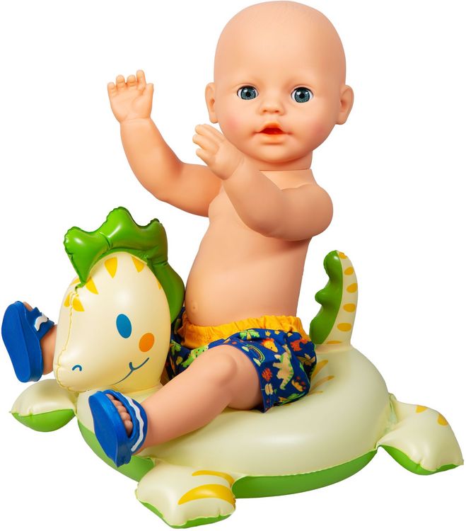 Produktbild: Puppen-Dino-Schwimmset, Gr. 35-45 cm