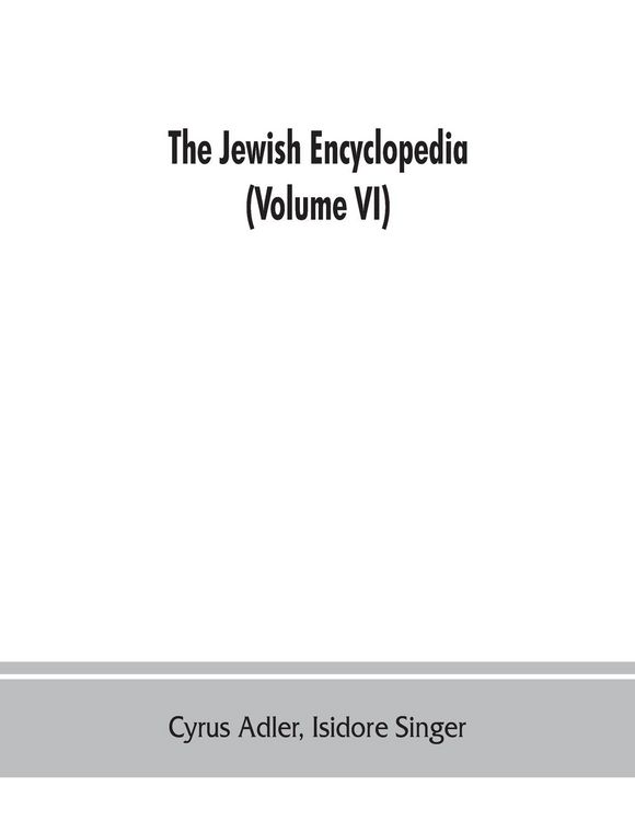 Produktbild: The Jewish encyclopedia