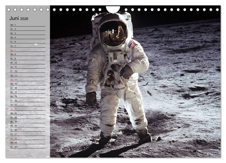 Produktbild: Missionen im Weltall (Wandkalender 2026 DIN A4 quer), CALVENDO Monatskalender