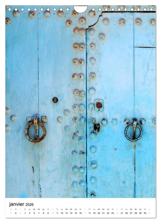 Produktbild: Portes du Maroc (Calendrier mural 2026 DIN A4 horizontal), CALVENDO calendrier mensuel