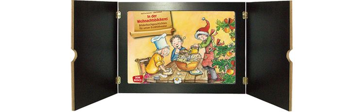 Produktbild: In der Weihnachtsb&auml;ckerei. Kamishibai Bildkartenset