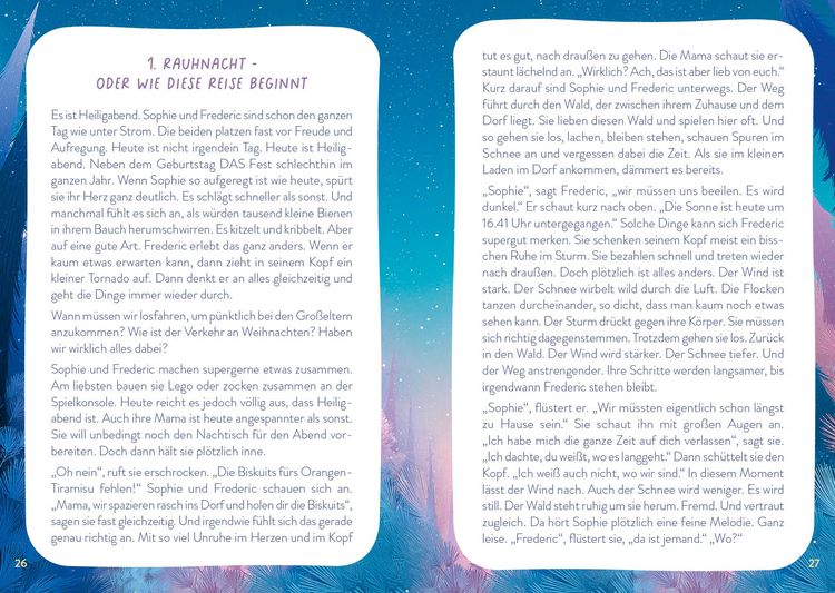 Produktbild: Kartenset: Entdecke den Zauber der Rauhn&auml;chte &ndash; 60 Karten mit Begleitheft f&uuml;r die ganze Familie