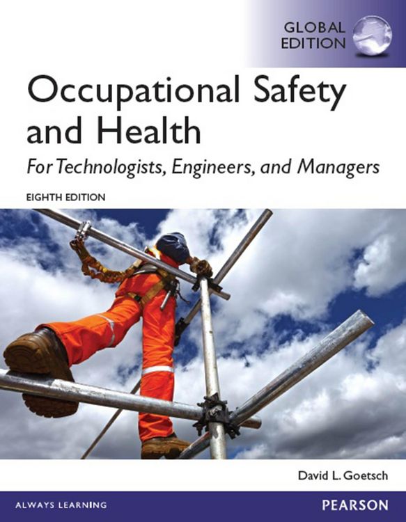 Produktbild: Occupational Safety and Health for Technologists, Engineers, and Managers, Global Edition