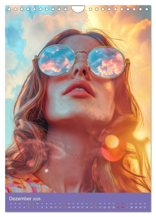 Produktbild: Hippiekinder - Hippiekultur (Wandkalender 2026 DIN A4 hoch), CALVENDO Monatskalender