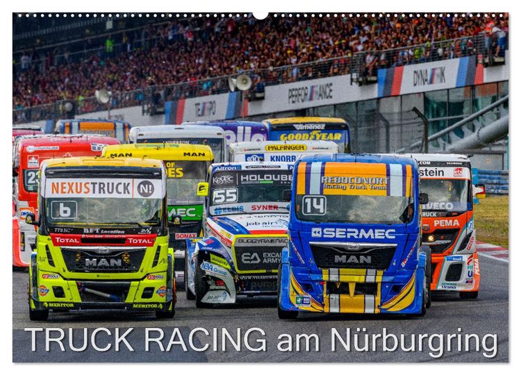 Produktbild: Truck Racing am N&uuml;rburgring (Wandkalender 2026 DIN A2 quer), CALVENDO Monatskalender