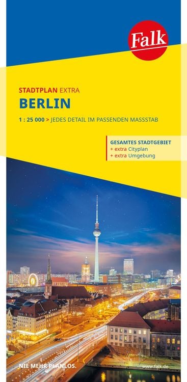 Produktbild: Falk Stadtplan Extra Berlin 1:25.000