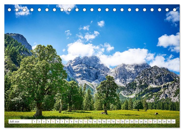 Produktbild: Wege durch die Alpen (Tischkalender 2026 DIN A5 quer), CALVENDO Monatskalender