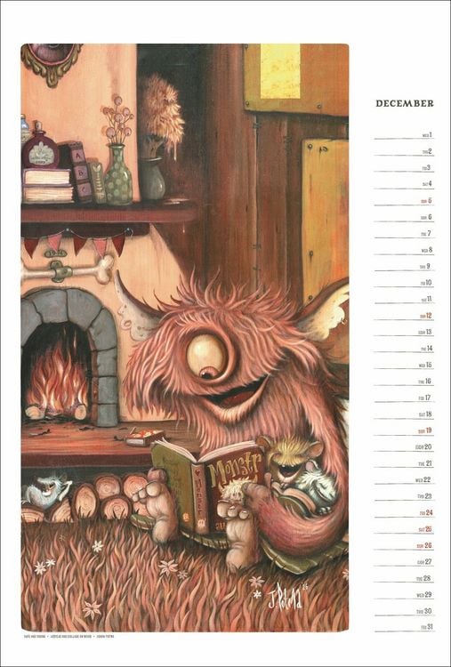 Produktbild: Zozoville Kalendarium 2027 - The Art of Mateo Dineen & Johan Potma