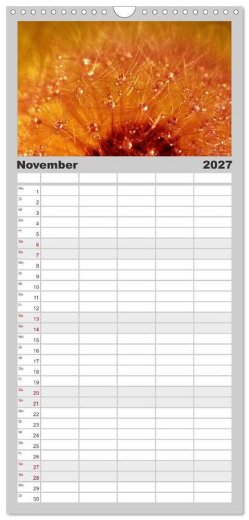 Produktbild: Familienplaner 2027 - Puste mal! mit 5 Spalten (Wandkalender, 21 x 45 cm) CALVENDO