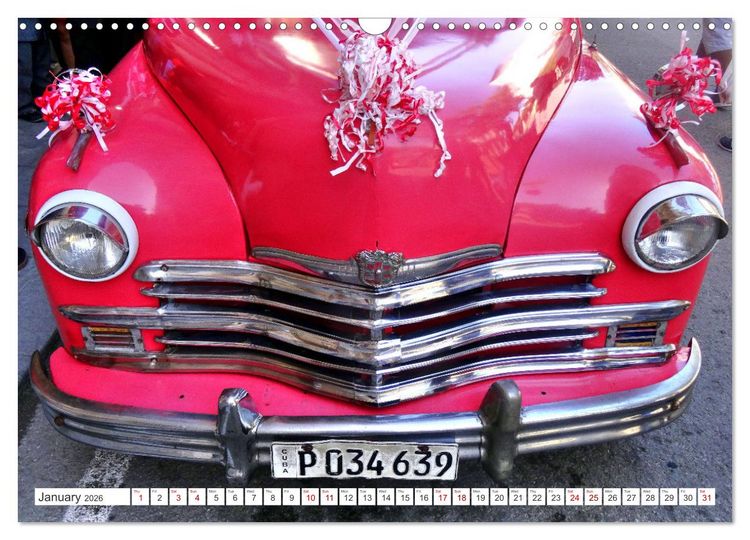 Produktbild: Classic Beauties - Wedding cars in Havana (Wall Calendar 2026 DIN A3 landscape), CALVENDO 12 Month Wall Calendar