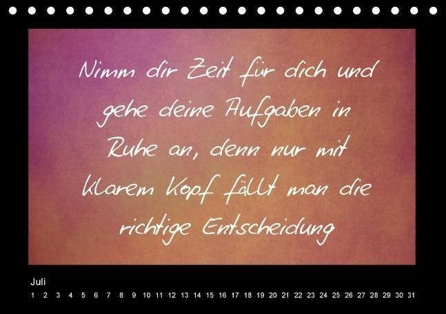 Produktbild: Monatsspr&uuml;che (Tischkalender immerw&auml;hrend DIN A5 quer)