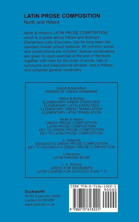 Produktbild: Latin Prose Composition