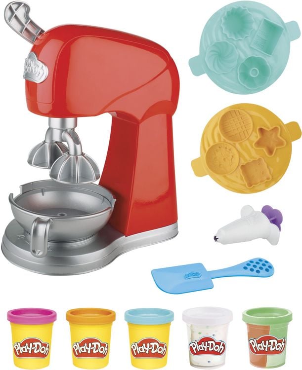 Produktbild: Hasbro F47185L0 - Play-Doh Kitchen Creations, Super K&uuml;chenmaschine mit Zubeh&ouml;r, Knetset