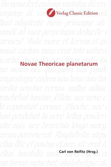 Produktbild: Novae Theoricae planetarum