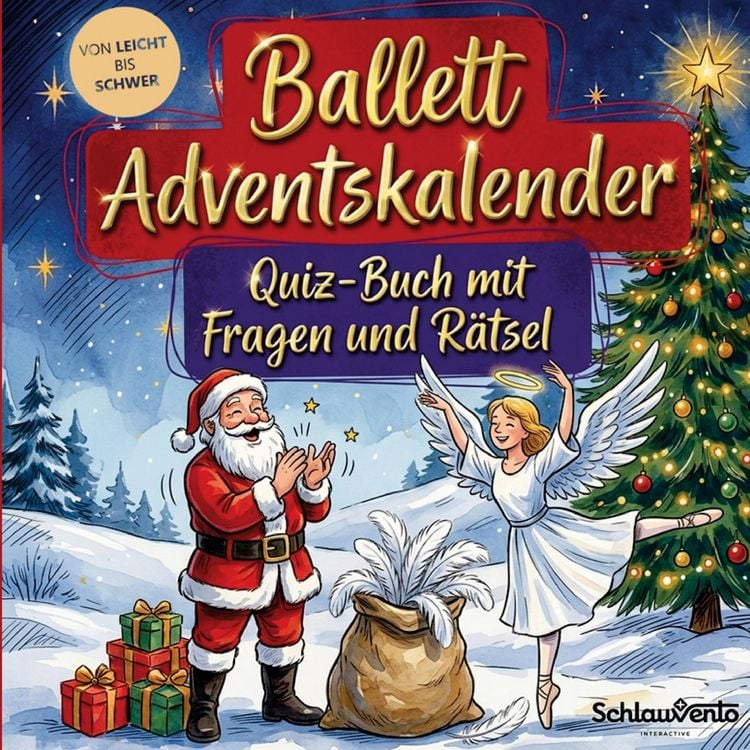 Produktbild: Ballett-Adventskalender: Quiz-Buch mit Fragen und R&auml;tsel
