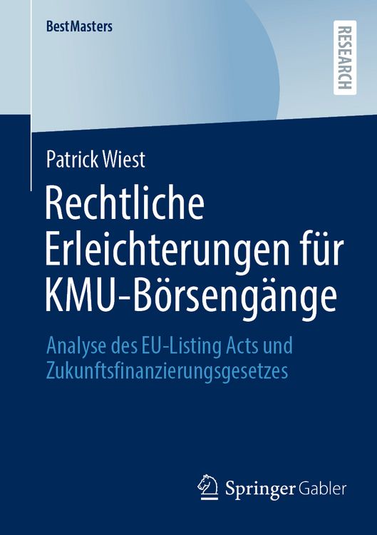 Produktbild: Rechtliche Erleichterungen f&uuml;r KMU-B&ouml;rseng&auml;nge