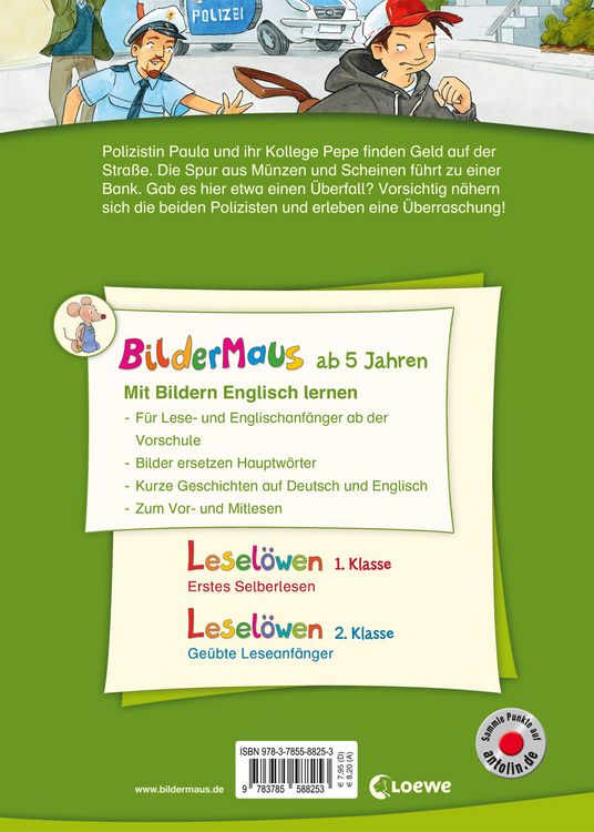 Produktbild: Bildermaus - Mit Bildern Englisch lernen - Polizeigeschichten - Police Stories