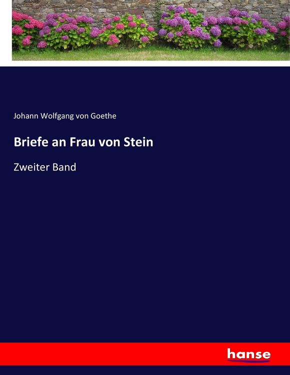 Produktbild: Briefe an Frau von Stein