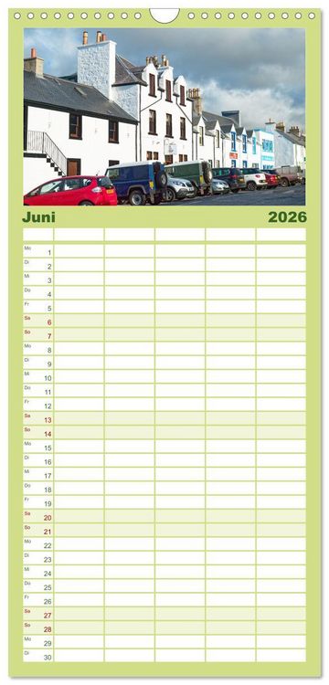 Produktbild: Familienplaner 2026 - Islay - Heimat des Malt Whisky mit 5 Spalten (Wandkalender, 21 x 45 cm) CALVENDO