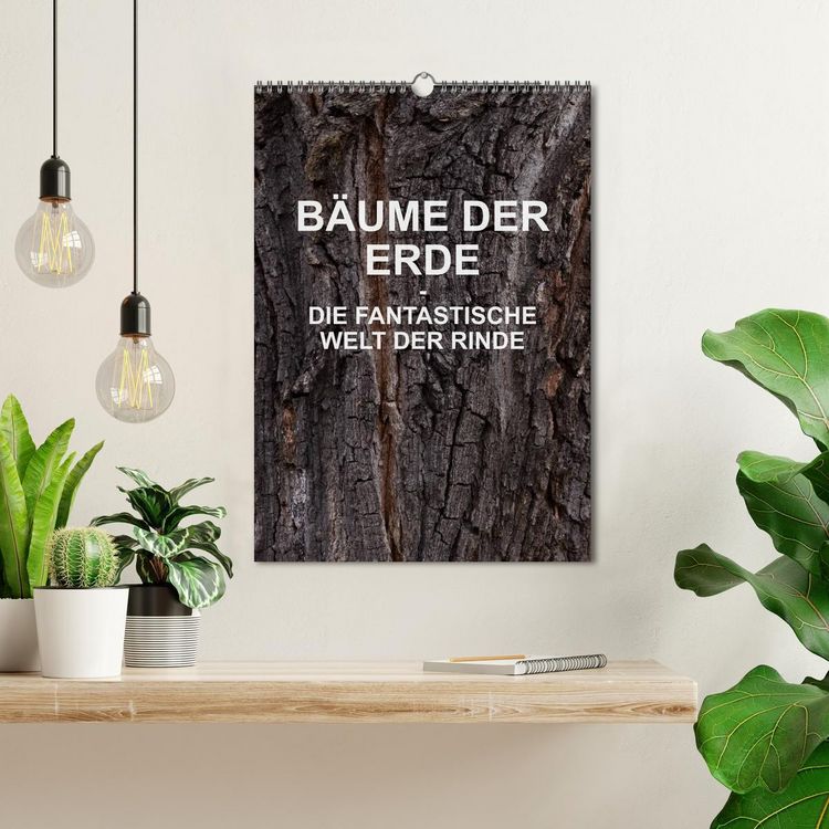Produktbild: B&Auml;UME DER ERDE - DIE FANTASTISCHE WELT DER RINDE (Wandkalender 2026 DIN A3 hoch), CALVENDO Monatskalender