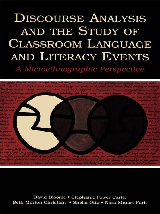Produktbild: Discourse Analysis and the Study of Classroom Language and Literacy Events